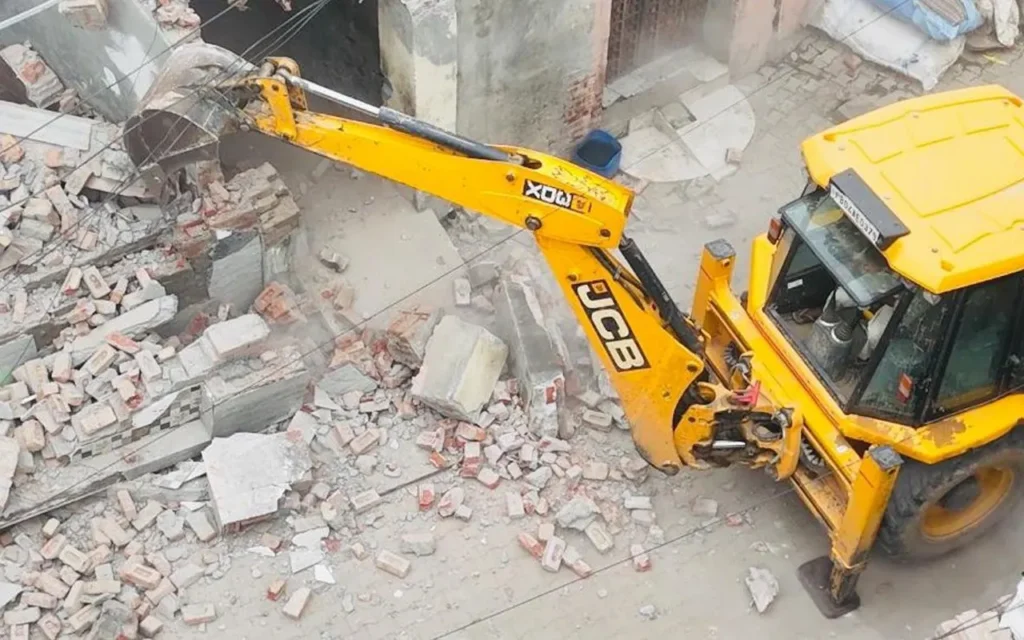 Chhajjgharh mohalla in Jaito town 1 Darpan Chandigarh Illegal Building Demolished