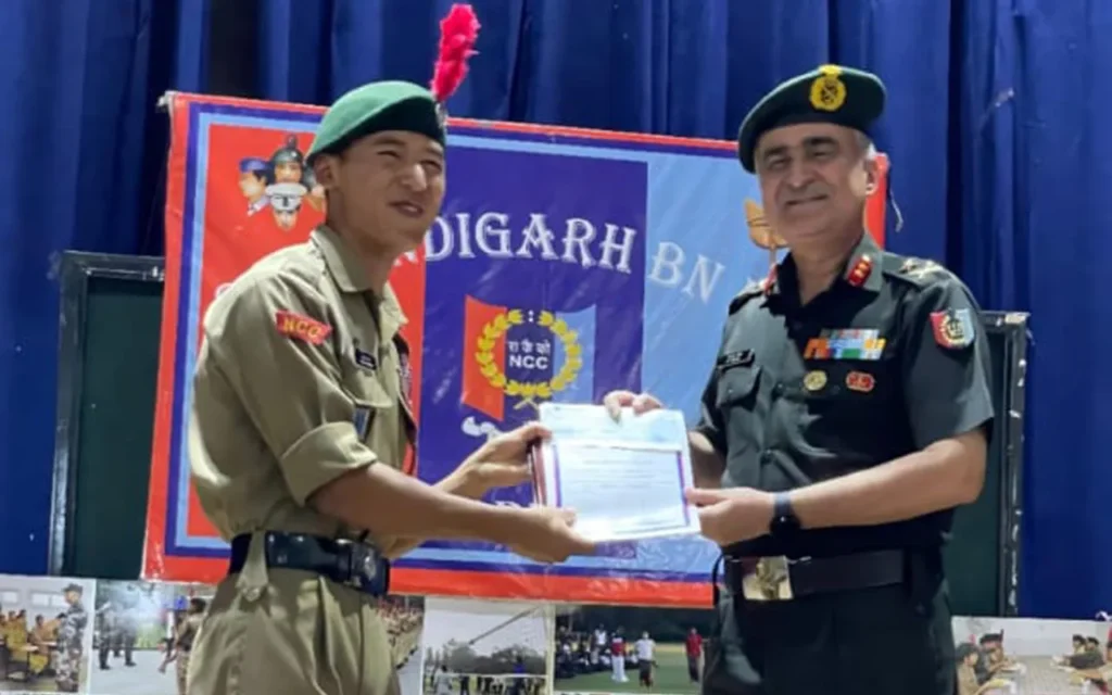 NCC Chandigarh Felicitates Cadets 3 Darpan Chandigarh NCC Chandigarh Felicitates Cadets 3