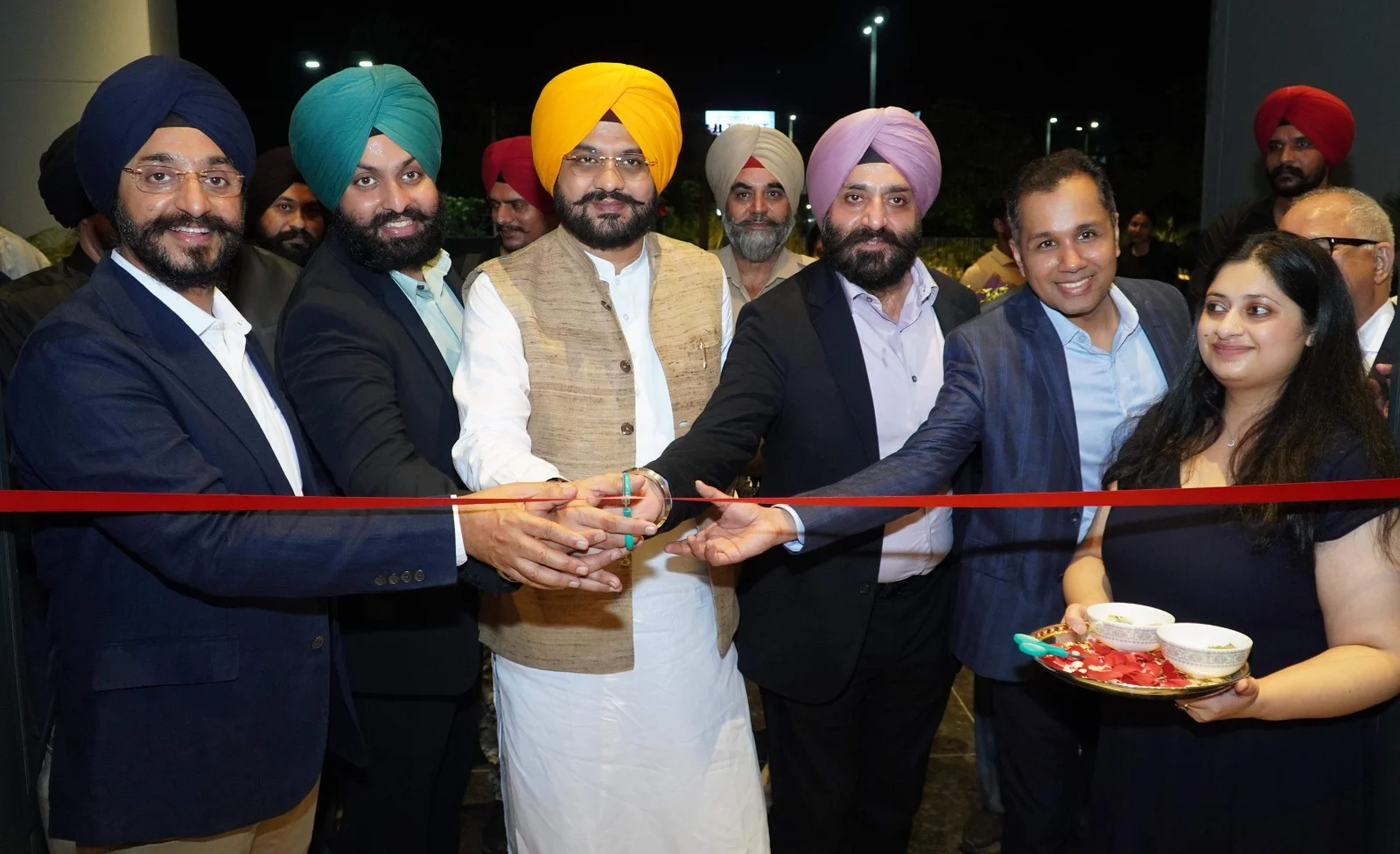 Minister Tarunpreet Singh Sond inaugurates industrial unit Ortech Textiles
