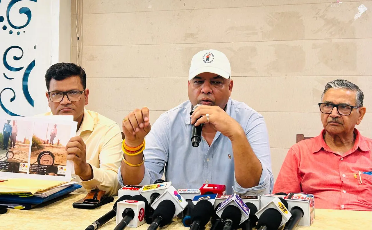 PPDA President Sandeep Sehgal addressing the media