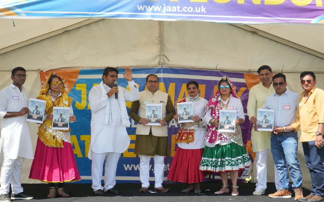 Haryanvi Artist Gajender Phogat Honoured with ‘Pride of Jat Samaj’ Award in London
