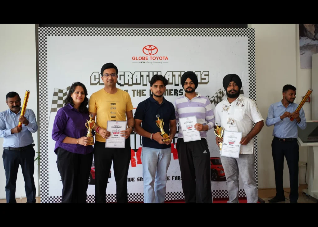Globe Toyota Mileage Rally Darpan Chandigarh Globe Toyota Mileage Rally