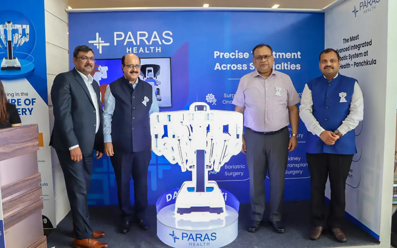 Paras Health Launches Panchkula’s First Robotic Surgical System – Da Vinci Xi