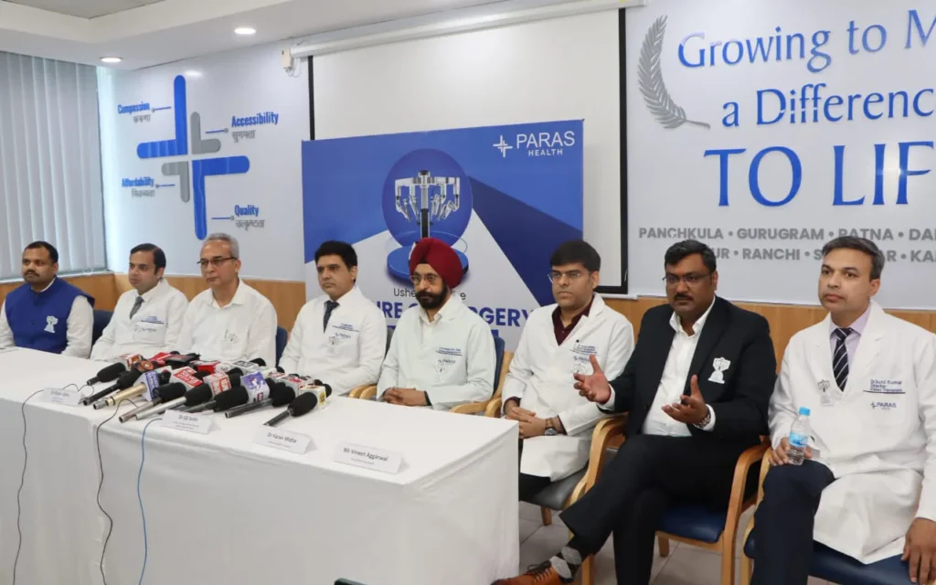 parashospitals panchkula Darpan Chandigarh Paras Health Launches Panchkulas First Robotic Surgical System
