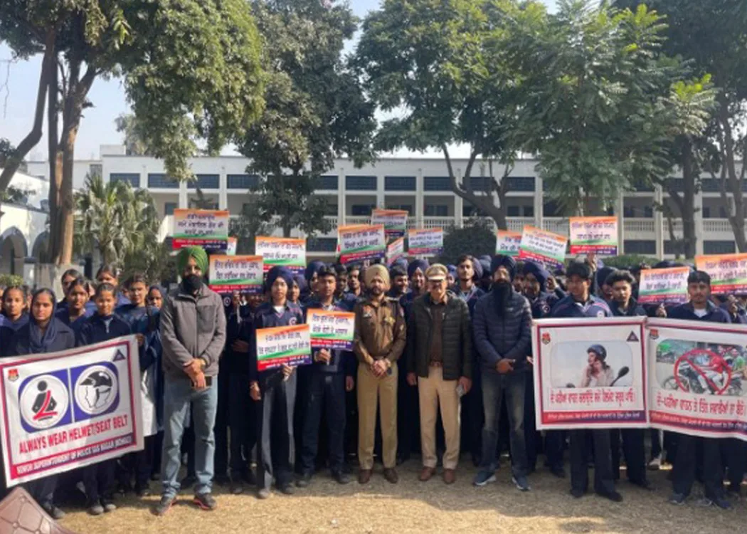 Mohali Traffic Police Road Safety Campaign