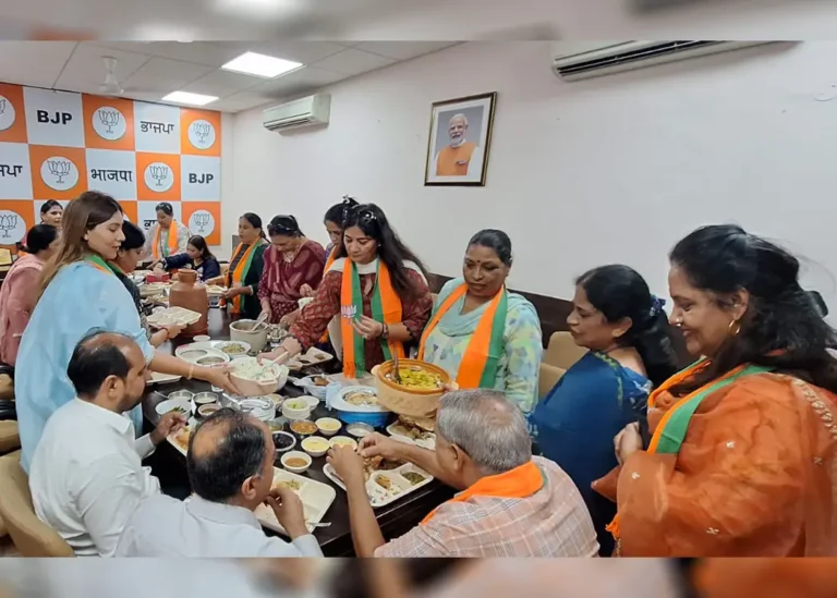 BJP Mahila Morcha Hosts Zero-Oil Cooking Event