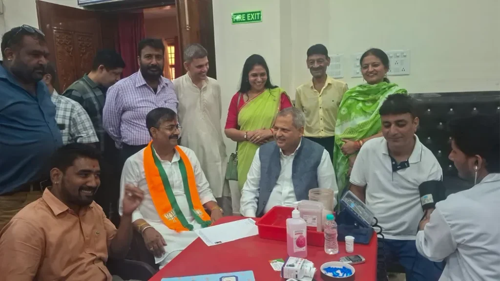 Free health check-up camp in Sector 30