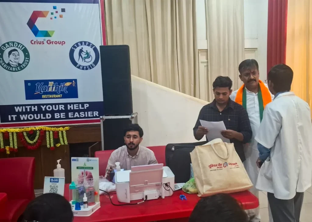 Free health check-up camp in Sector 30