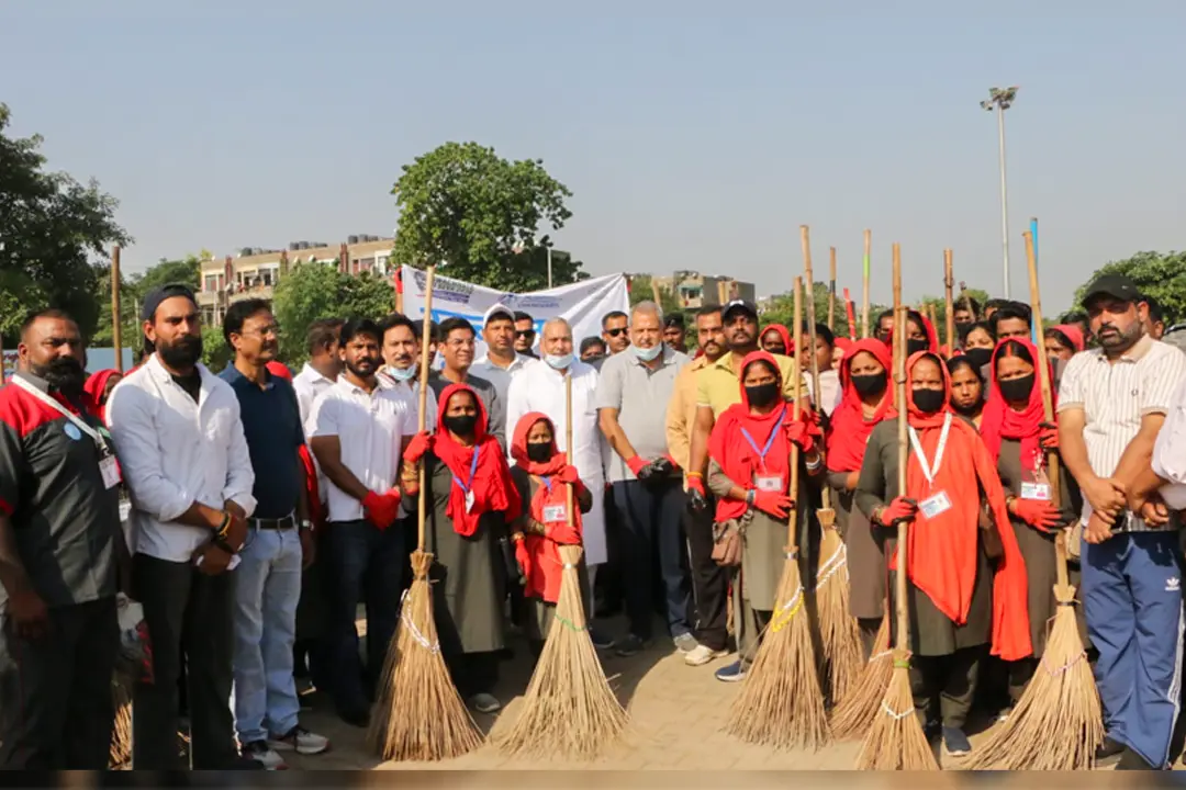 BJP Conducts Cleanliness Drive
